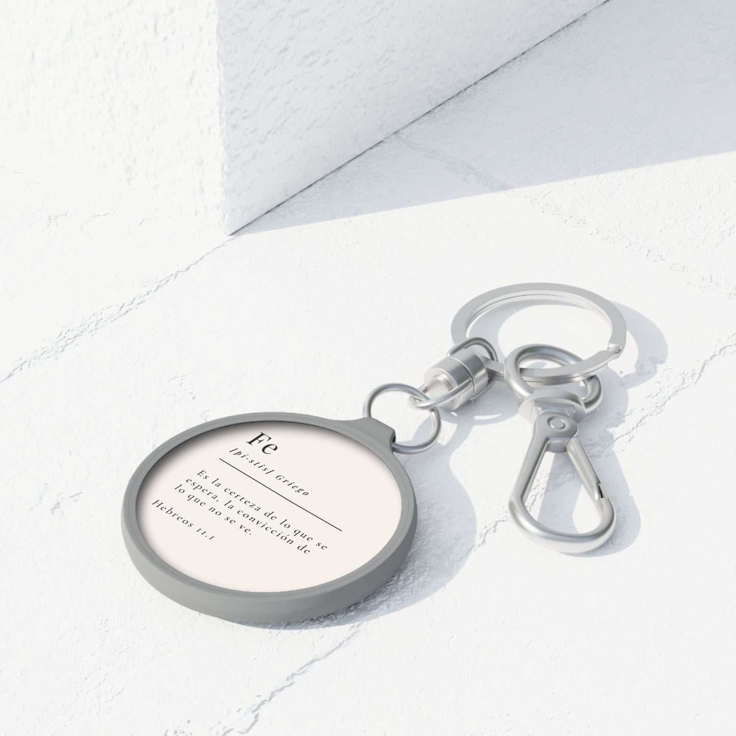 Fe "Hebreos 11:1" - Keyring Tag