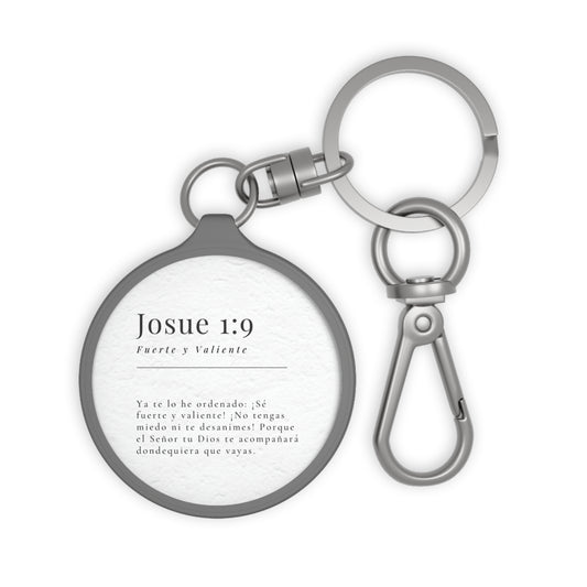 Josue 1:9 - Keyring Tag