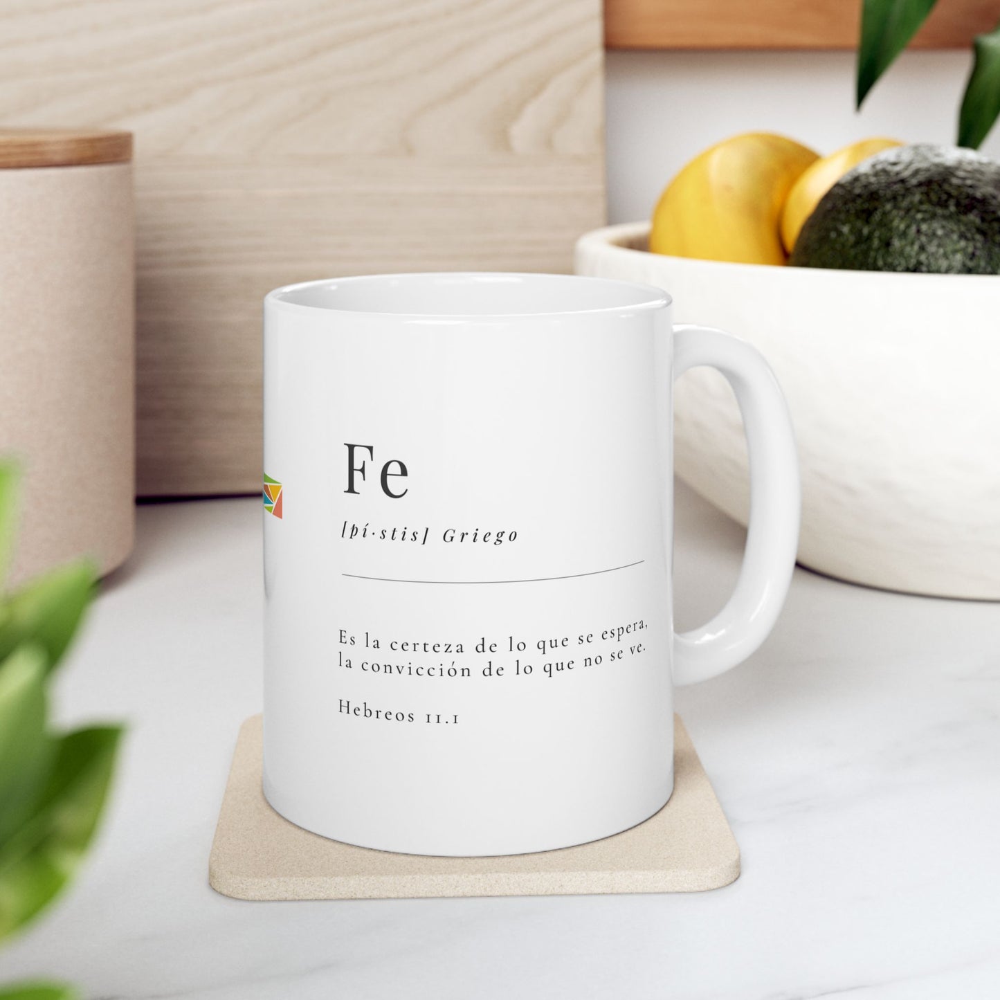 Fe Hebreos 11:1 - Ceramic Mug