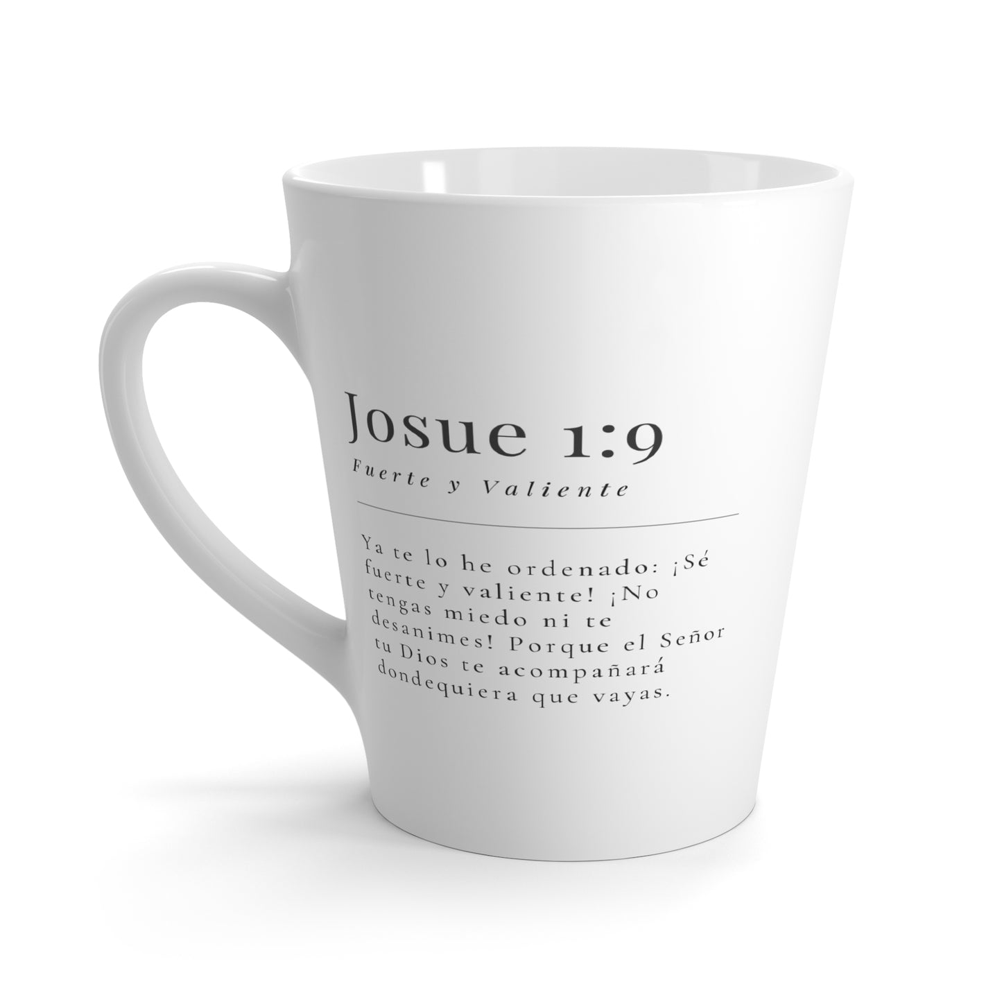 Josue 1:9 - Latte Mug