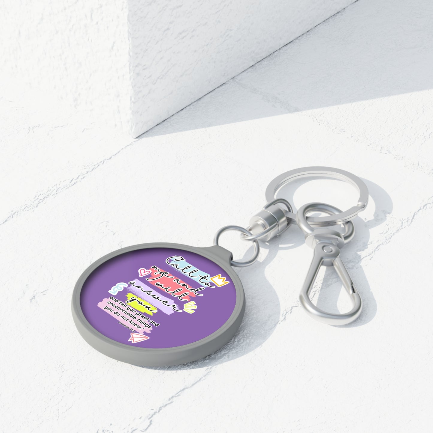 Jeremiah 33:3 - Keyring Tag