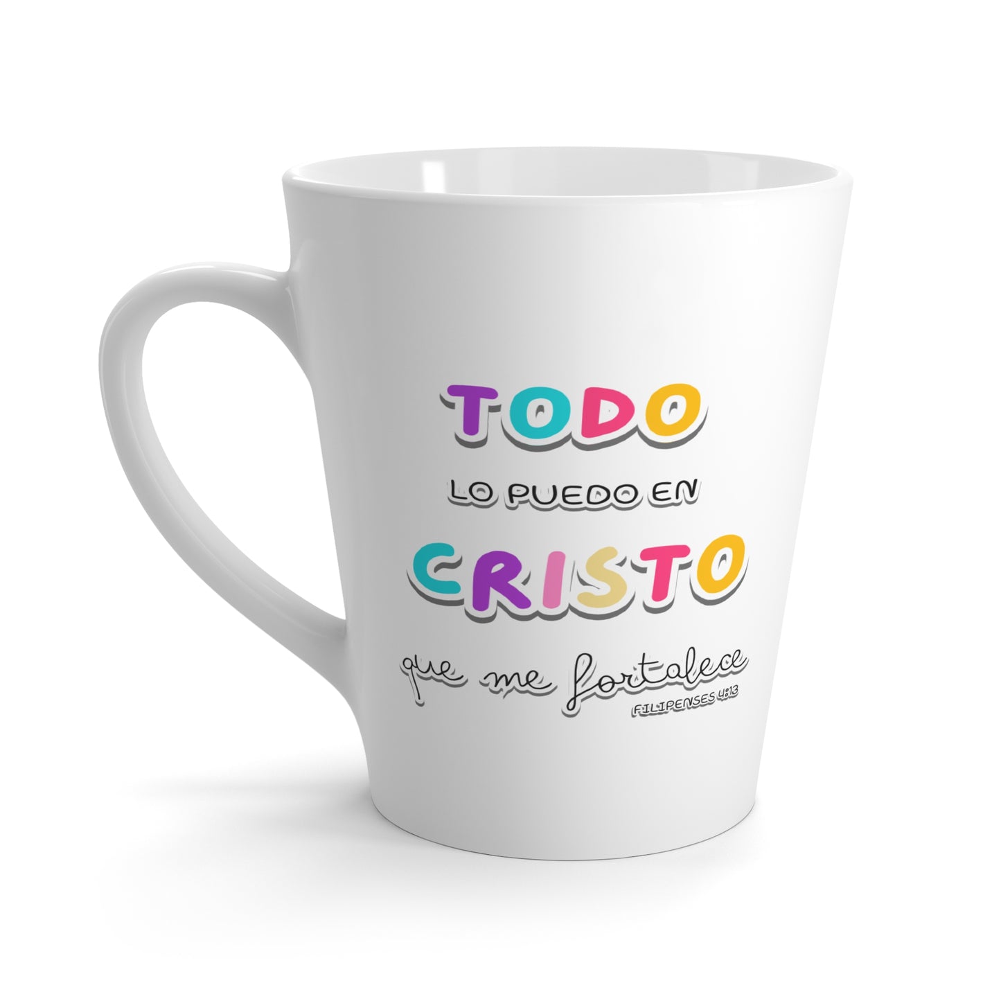 Filipenses 4:13 - Latte Mug