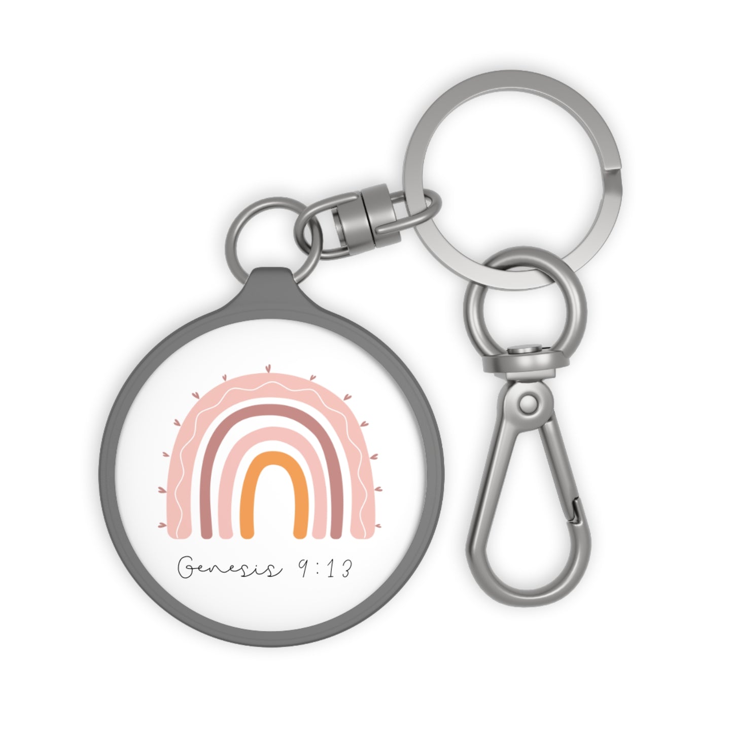 Genesis 9:13 Rainbow - Keyring Tag