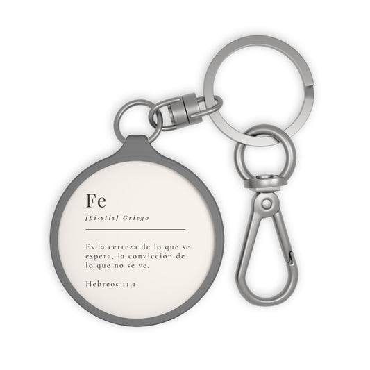 Fe "Hebreos 11:1" - Keyring Tag